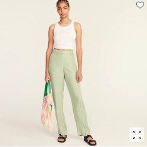 JCrew Drapey Cupro Trouser | NWT | Size 4 | FADED PISTACHIO